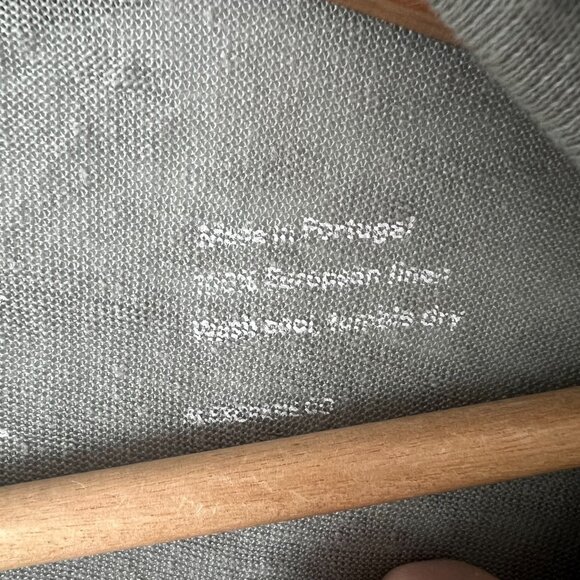 Alex Crane Linen Knit Ola Short Sleeve Button Up Shirt Moss Green Men's Size L - Picture 6 of 9